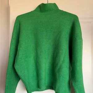 Ara Vibrant Green Cowl Neck Sweater